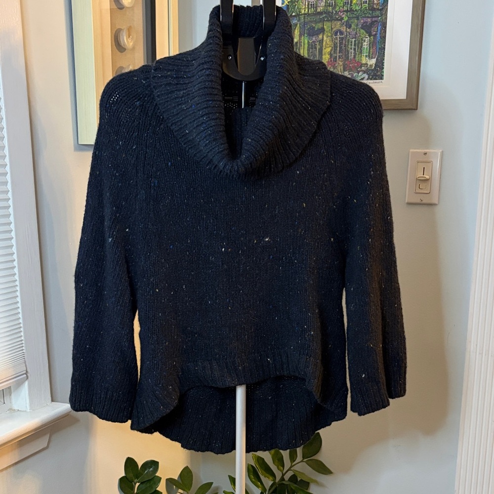 Theory Navy turtle Neck Sweater size S/P